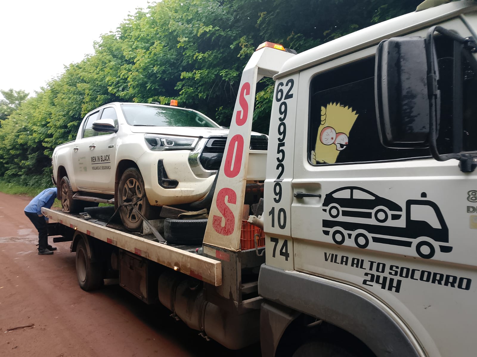 Resgate de Veículos de passeio e caminhonetes